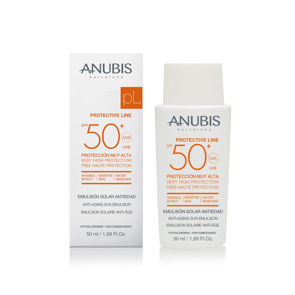 Anti-aging Sun Emulsion SPF 50+ / Unsichtbare Emulsion mit Anti-Aging-Effekt LSF 50+ 50ml
