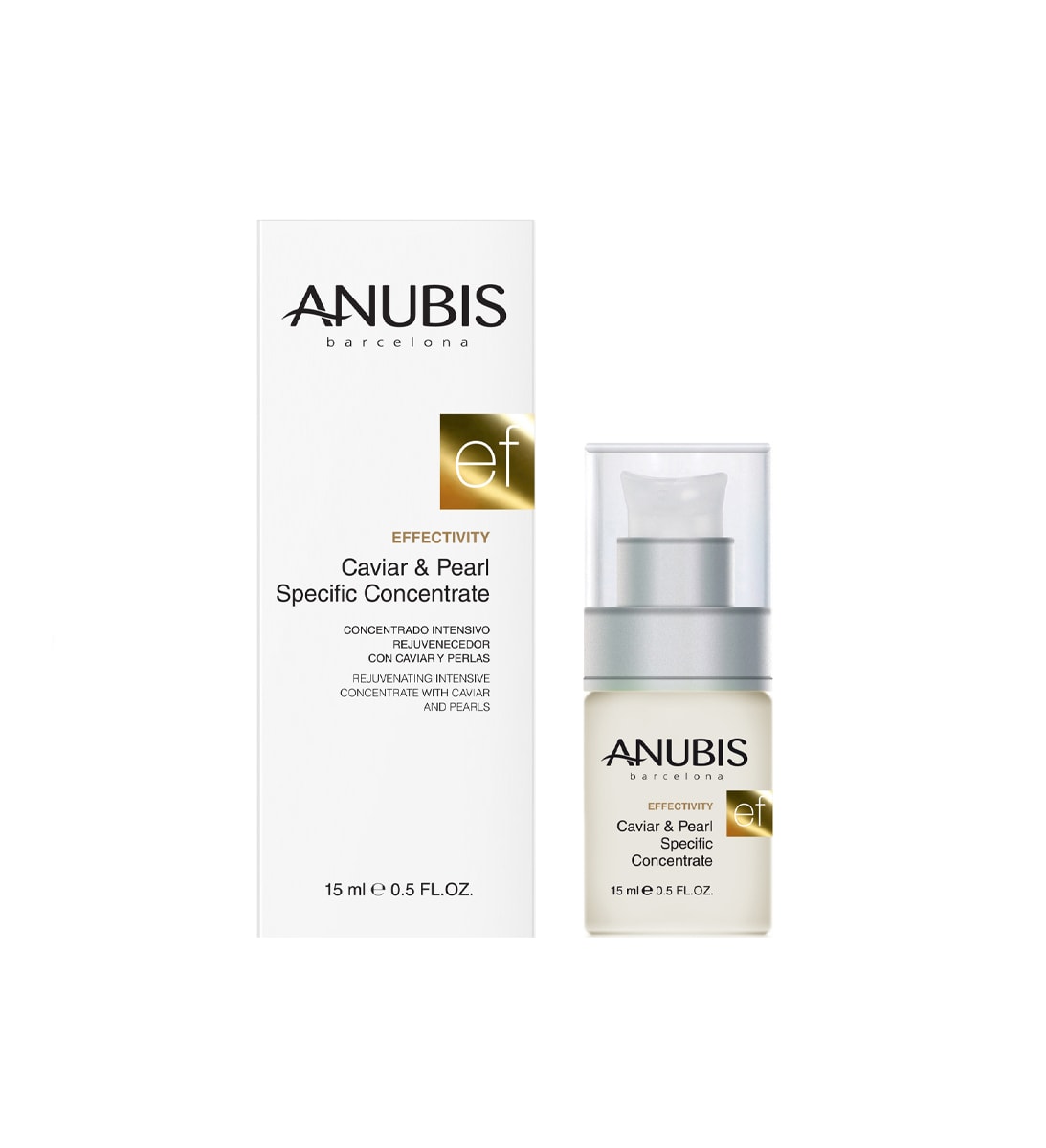 Effectivity Caviar pearl Specific concentrate / Zellerneuerungskonzentrat mit Kaviarextrakt und Perlenpulver 15ml
